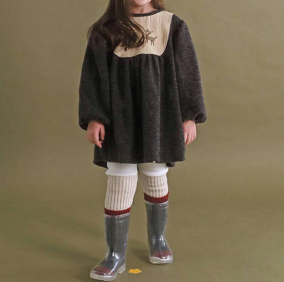 【キッズ30%OFF】起毛バンビカラー上下SET・p010422 キッズ【3~8才】【set】【セット set トップス 上下 起毛 バンビ アニマル 動物 長袖 レギンス パンツ ズボン かわいい 可愛い 女の子 男の子 秋 冬 韓国 韓国子供服 子供 こども 子供服 こども服】【KIDS】