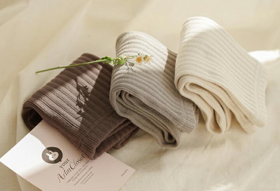 裏起毛リブレギンス・p009768 キッズ【0~2才】【pt】【レギンス パンツ ズボン ロングパンツ 長ズボン 裏起毛 リブ リブレギンス カジュアル シンプル 単色 冬 韓国 韓国子供服 子供 こども 子供服 こども服】【KIDS】