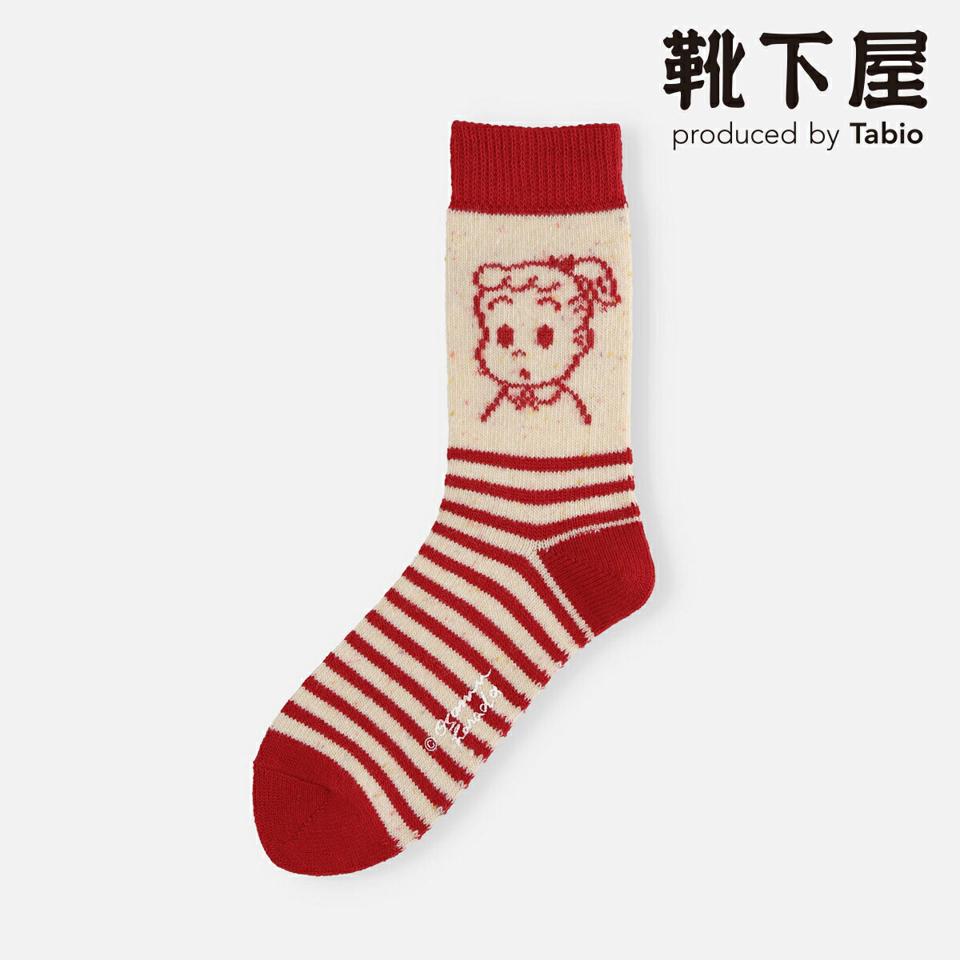 【あす楽】【靴下屋】 OSAMU GOODS ボーダーソックス 22.0〜24.0cm / Tabio 靴下 タビオ くつ下 ウール 原田治 オサム レディース 日本製