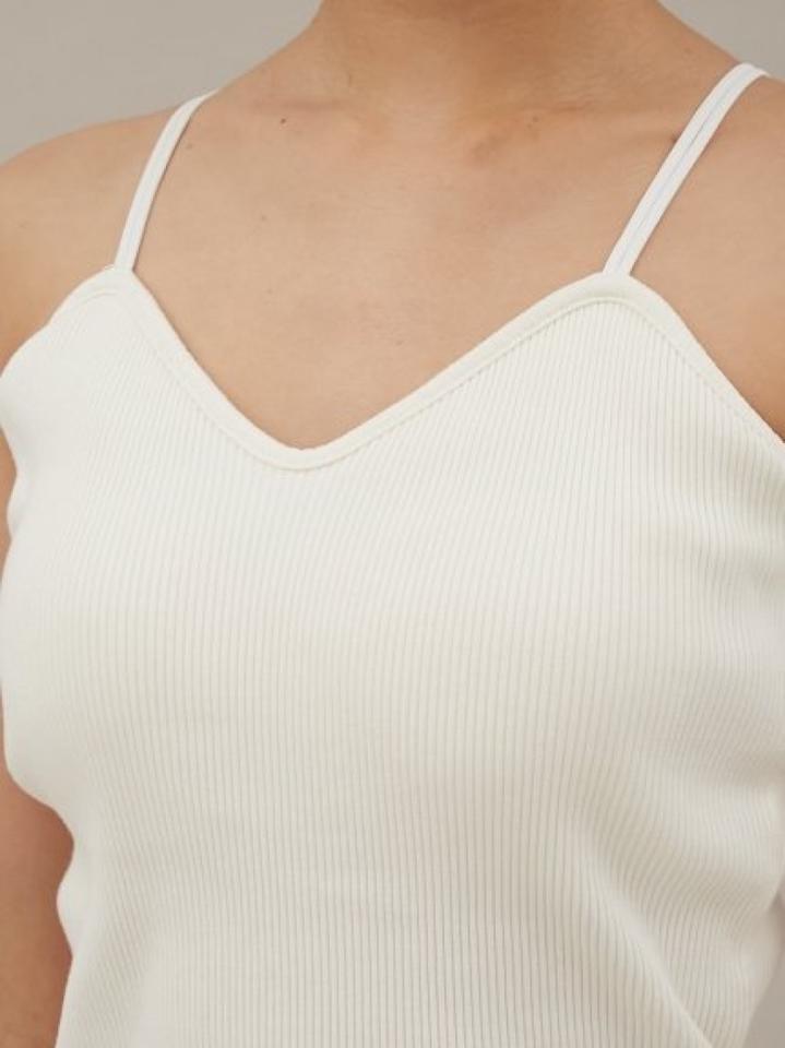【emmi atelier】ブラカップ付き紐キャミソール