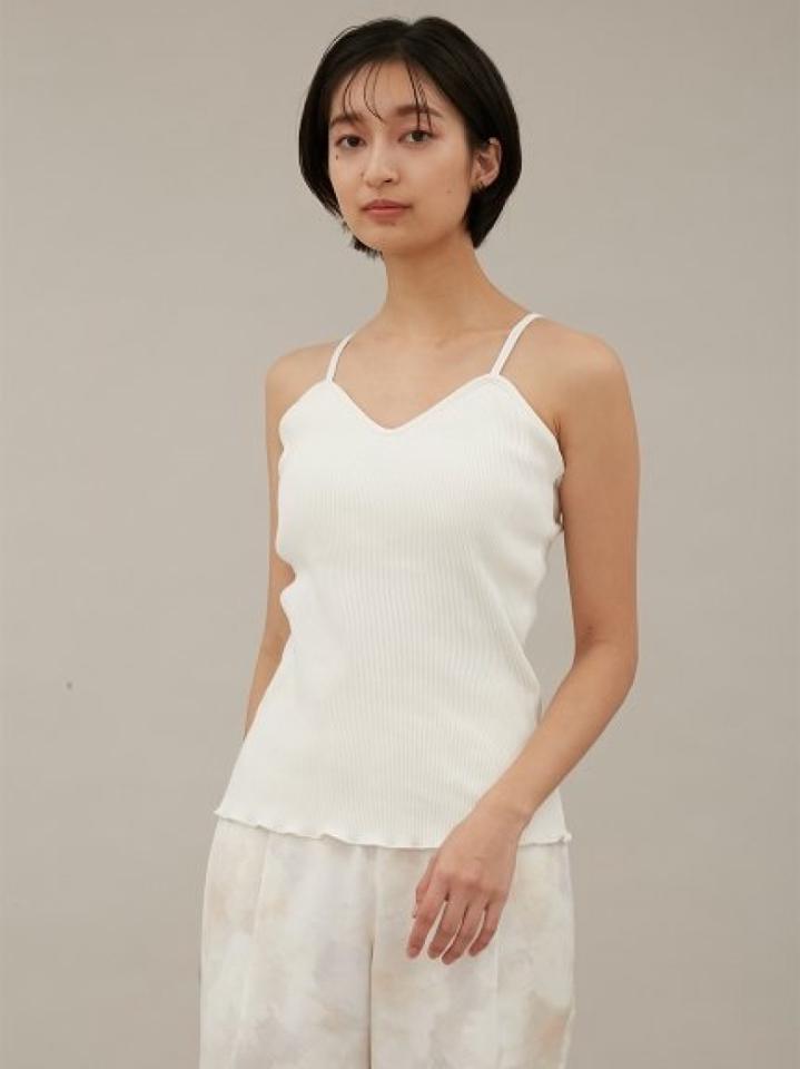 【emmi atelier】ブラカップ付き紐キャミソール