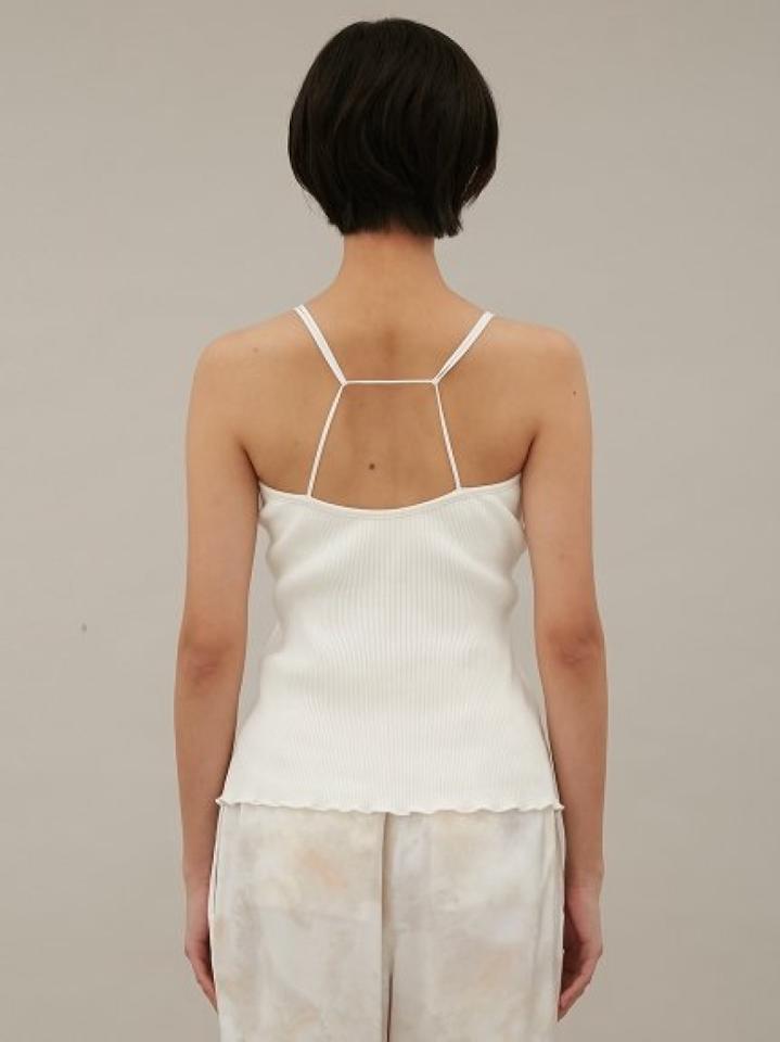 【emmi atelier】ブラカップ付き紐キャミソール