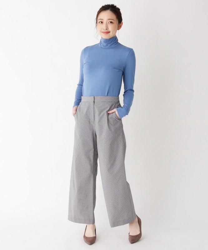 ノンタックワイドストレートパンツ