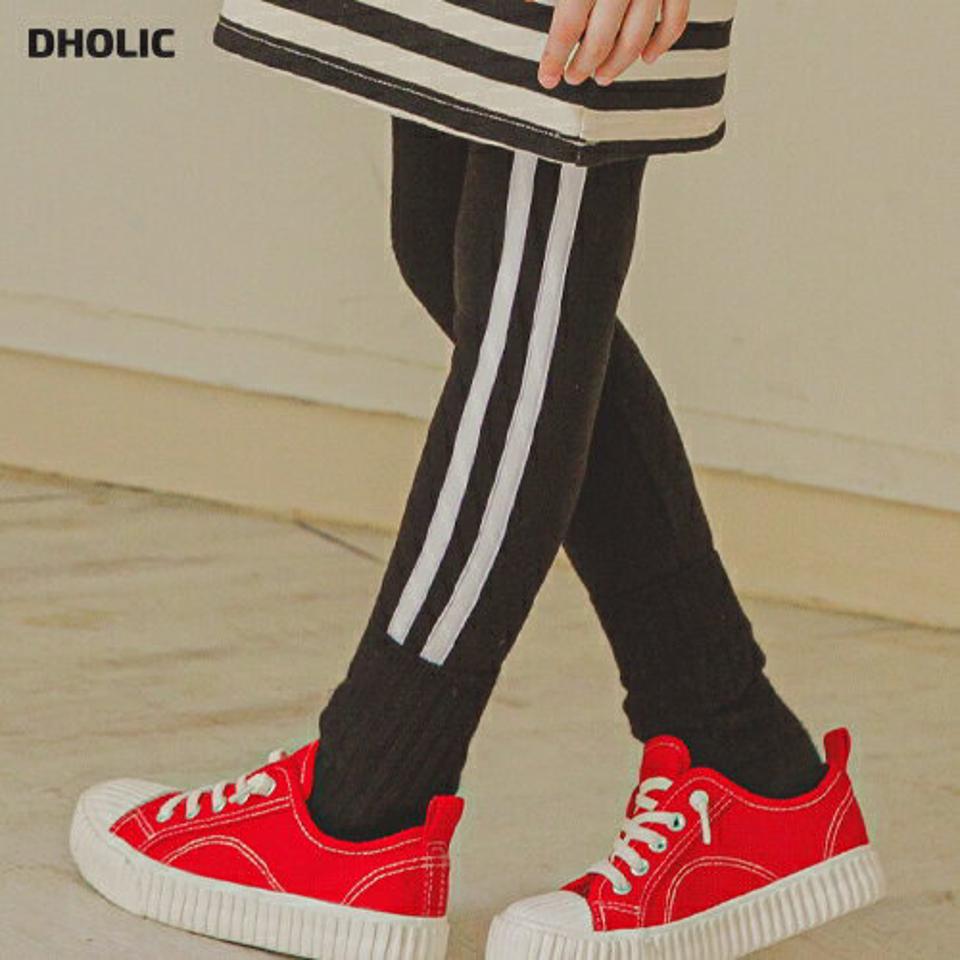 ファー裏地ツーラインレギンス・p009852 キッズ【3~8才】【pt】【レギンス パンツ ズボン ロングパンツ ライン ラインパンツ ファー 裏地ファー カジュアル ラフ 女の子 男の子 冬 韓国 韓国子供服 子供 こども 子供服 こども服】【KIDS】