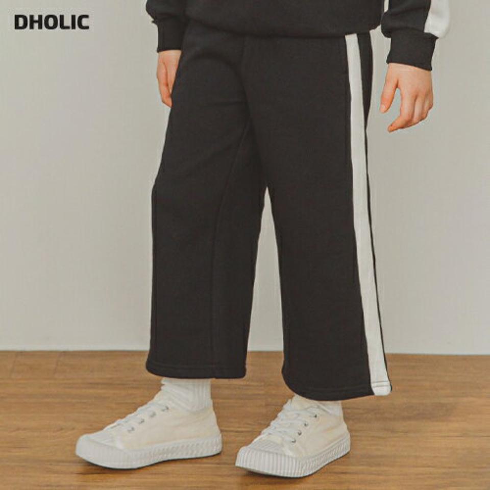 裏起毛サイドラインパンツ・p009851 キッズ 【3~8才】【pt】【韓国 ファッション ボトムス パンツ ロング ウエストゴム ワイド 無地 女の子 男の子 ユニセックス 運動 アウトドア 楽 キッズ 子供 子供服 幼稚園 通学 通園 低学年 秋 冬】【KIDS】