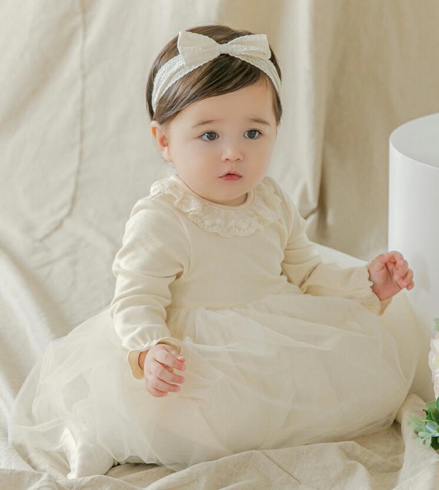 ケープ付コットンドレス p008852 キッズ 【0~2才】【ops】【韓国 ファッション ドレス ワンピース 長袖 レース 刺繍 レース編み 可愛い セレモニー ベビー撮影キッズ 子供 子供用 ベビー 赤ちゃん ベビー用 赤ちゃん用 出産祝い 春 秋 冬】【KIDS】