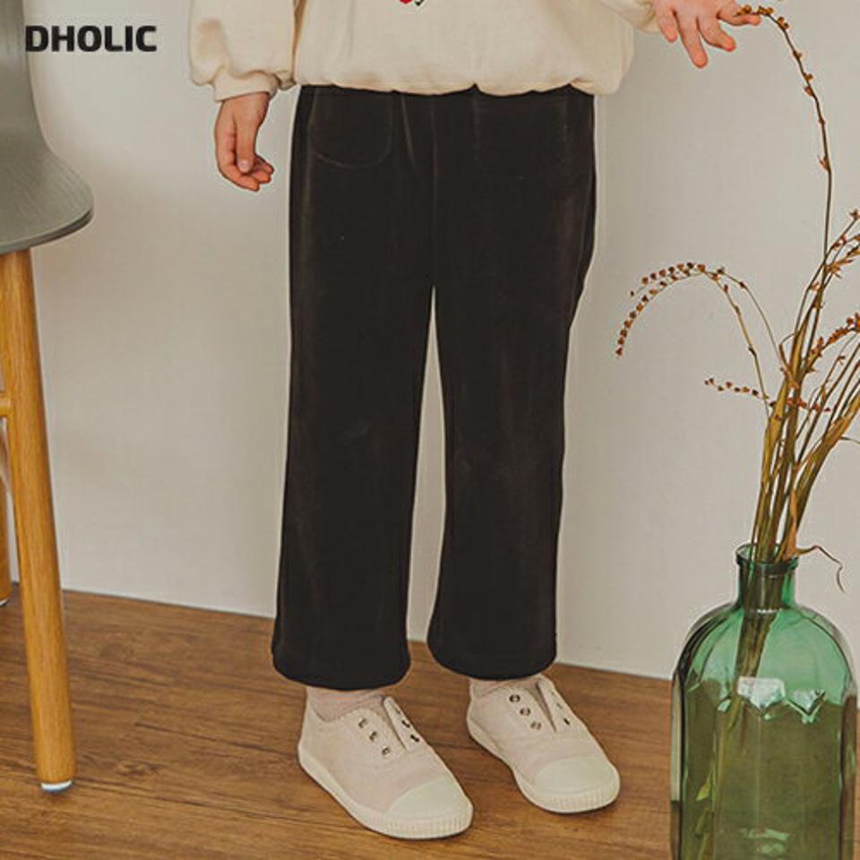 裏起毛ダブルポケットコーデュロイパンツ(charcoal)・p009906 キッズ【3~8才】【pt】【パンツ ズボン ロングパンツ 長ズボン コーデュロイ 単色 シンプル カジュアル 裏起毛 女の子 男の子 冬 韓国 韓国子供服 子供 こども 子供服 こども服】【KIDS】