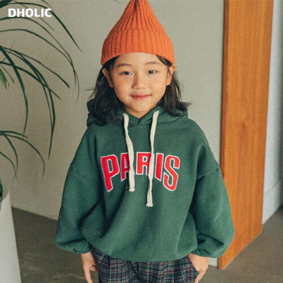 【キッズ30%OFF】裏起毛PARISフーディ(JUNIOR)・u10464 キッズ【9~17才】【tops】【トップス パーカー フード フーディー フーディ 長袖 ロゴ ロゴトップス　裏起毛 ストリート ラフ 女の子 男の子 冬 韓国 韓国子供服 子供 こども 子供服 こども服】【KIDS】