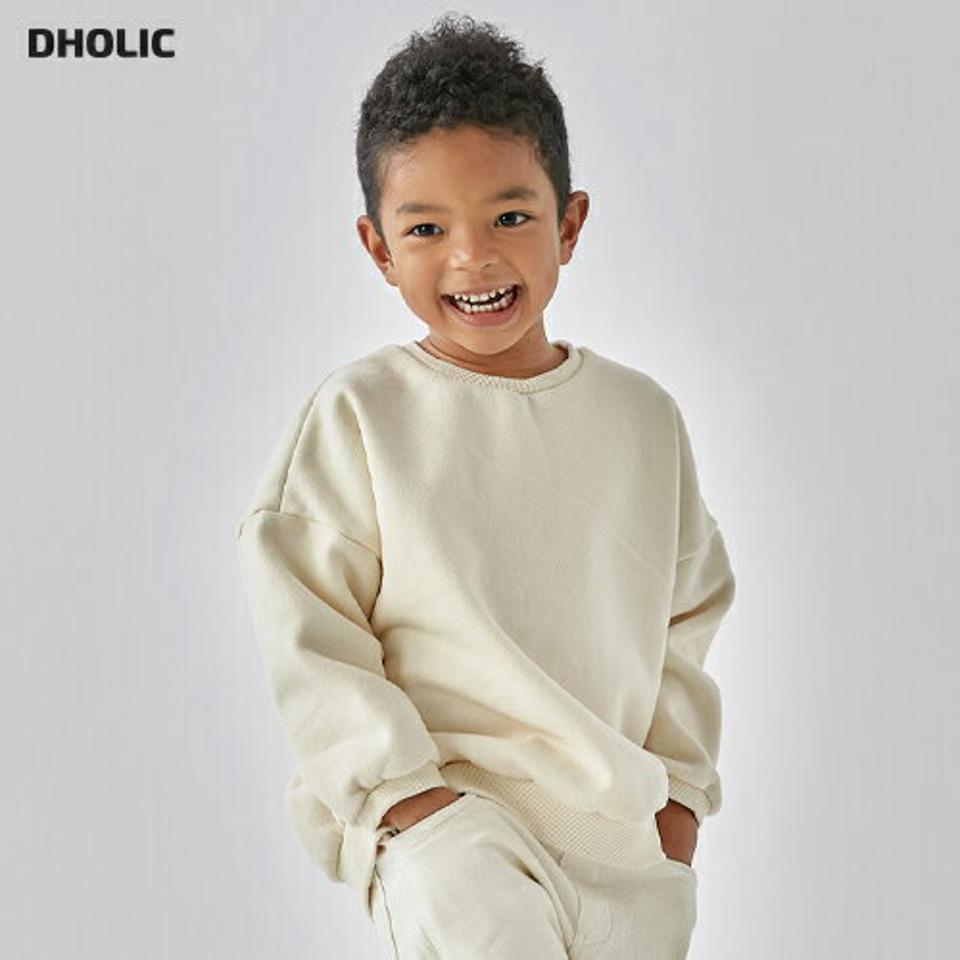 【キッズ30%OFF】裏起毛スウェット(kids)・u10659 キッズ【3~8才】【tops】【トップス スウェット トレーナー 長袖 裏起毛 単色 無地 シンプル カジュアル ベーシック ラフ 女の子 男の子 冬 韓国 韓国子供服 子供 こども 子供服 こども服】【KIDS】