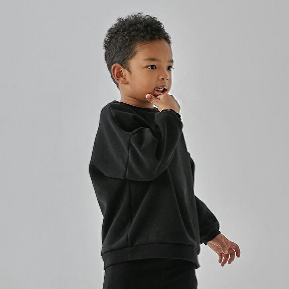 【キッズ30%OFF】裏起毛スウェット(kids)・u10659 キッズ【3~8才】【tops】【トップス スウェット トレーナー 長袖 裏起毛 単色 無地 シンプル カジュアル ベーシック ラフ 女の子 男の子 冬 韓国 韓国子供服 子供 こども 子供服 こども服】【KIDS】