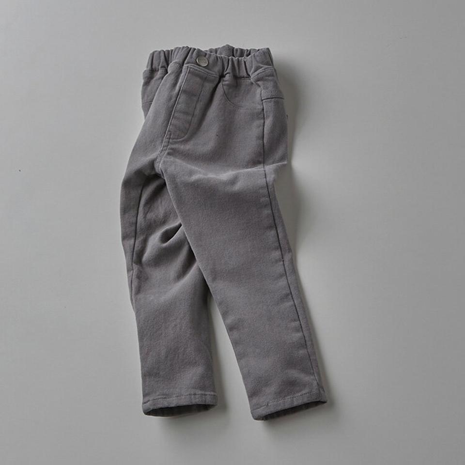 【キッズ30%OFF】裏起毛コットンストレートパンツ(kids)・u10674 キッズ【3~8才】【pt】【パンツ ズボン ロングパンツ 長ズボン ストレートパンツ ストレート 単色 無地 シンプル 綿 裏起毛 女の子 男の子 冬 韓国 韓国子供服 子供 こども 子供服 こども服】【KIDS】