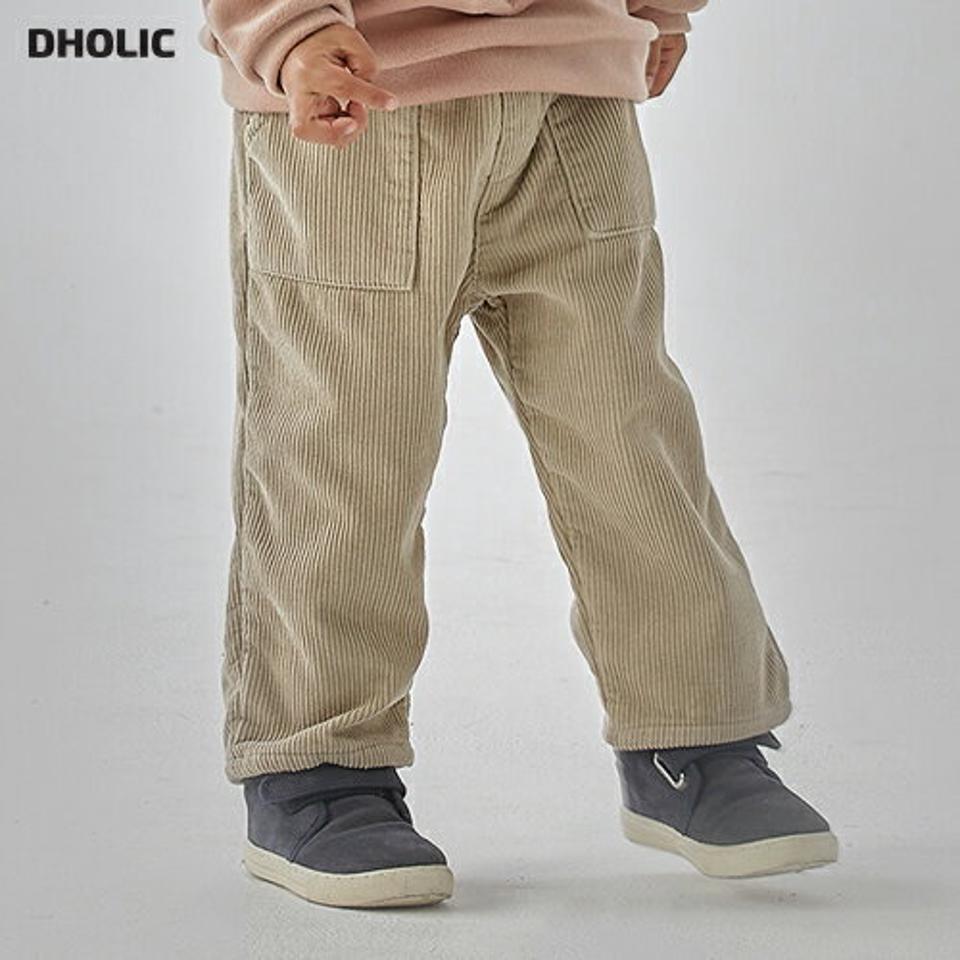 【キッズ30%OFF】裏起毛ポケットコーデュロイパンツ(kids)・u10678 キッズ【3~8才】【pt】【パンツ ロングパンツ 長ズボン ズボン コーデュロイ 裏起毛 単色 シンプル カジュアル ラフ 女の子 男の子 冬 韓国 韓国子供服 子供 こども 子供服 こども服】【KIDS】
