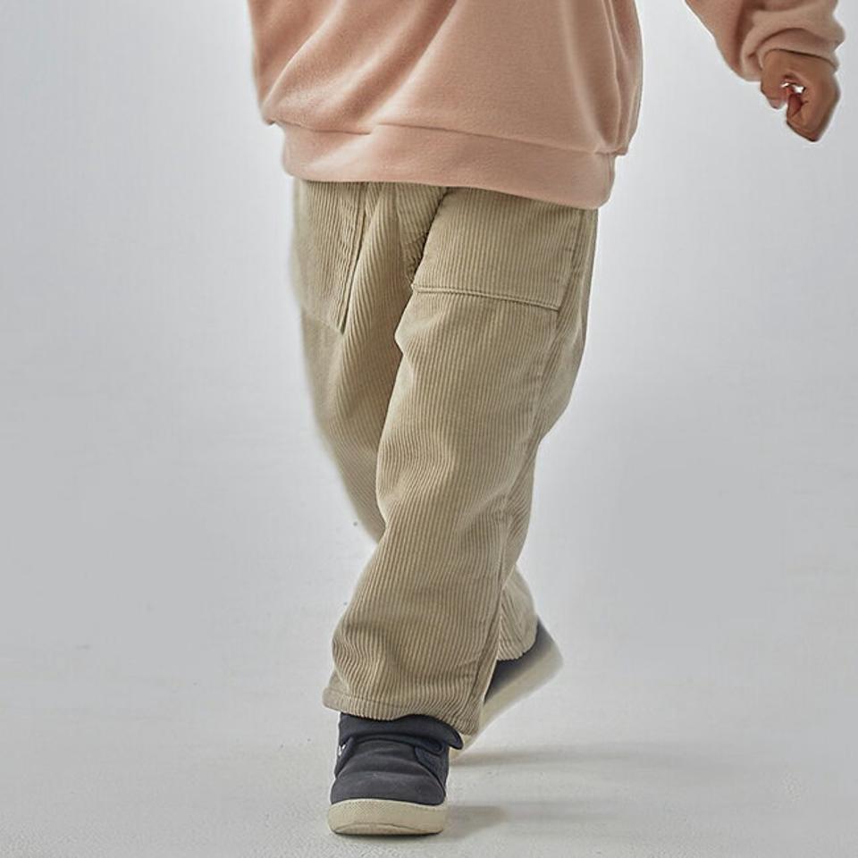 【キッズ30%OFF】裏起毛ポケットコーデュロイパンツ(kids)・u10678 キッズ【3~8才】【pt】【パンツ ロングパンツ 長ズボン ズボン コーデュロイ 裏起毛 単色 シンプル カジュアル ラフ 女の子 男の子 冬 韓国 韓国子供服 子供 こども 子供服 こども服】【KIDS】