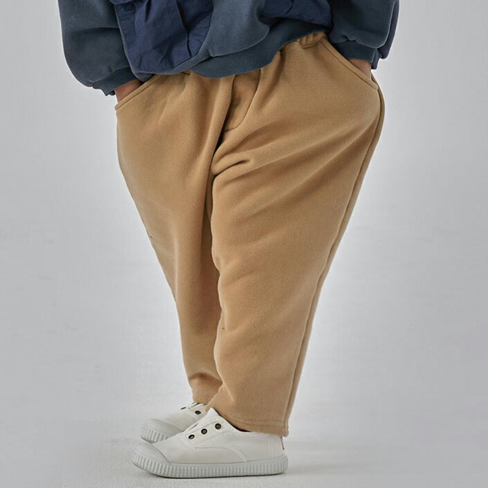 【キッズ30%OFF】裏起毛ワイドコットンパンツ(kids)・u10699 キッズ【3~8才】【pt】【パンツ ズボン ロングパンツ 長ズボン コットン 綿 単色 無地 シンプル ワイドパンツ ワイド 裏起毛 女の子 男の子 冬 韓国 韓国子供服 子供 こども 子供服 こども服】【KIDS】