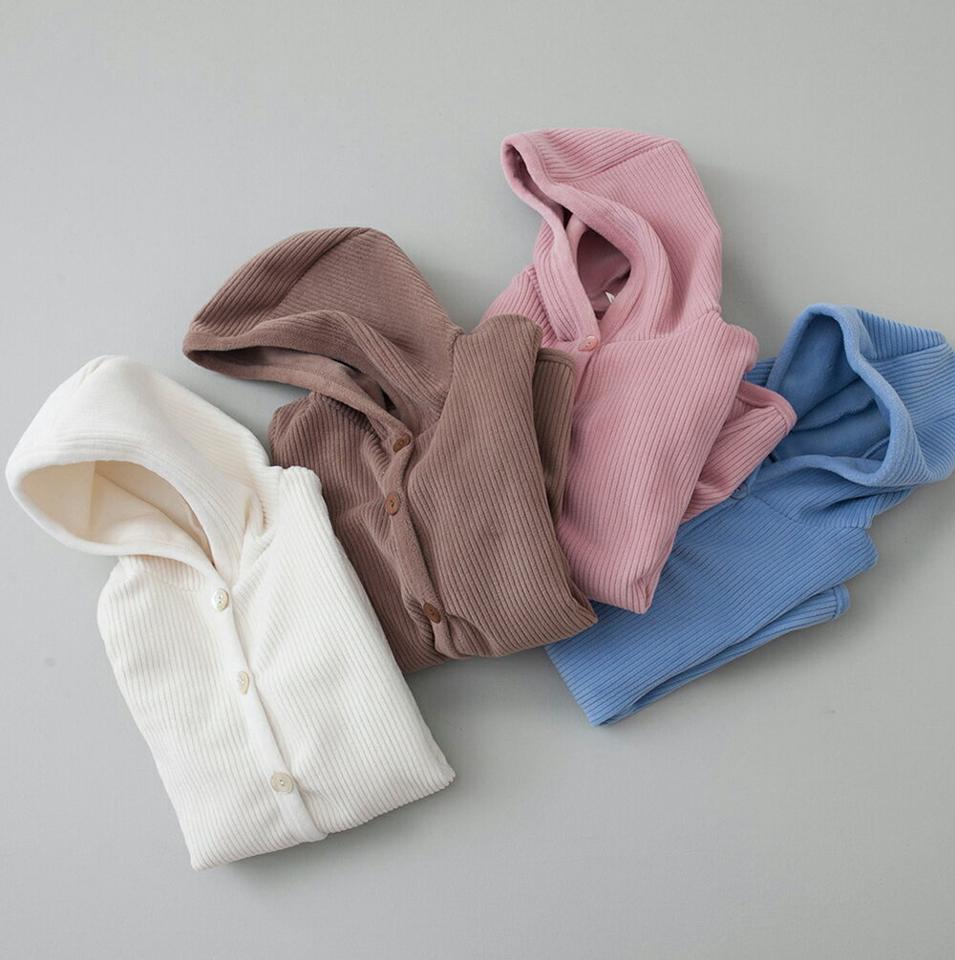 【キッズ30%OFF】ウォームロンパース・u08742 キッズ【0~2才】【bc】【ボディスーツ ボディースーツ 長袖 パンツ ズボン ウォーム 単色 無地 シンプル　フード カジュアル ラフ 女の子 男の子 秋 冬 韓国 韓国子供服 子供 こども 子供服 こども服】【KIDS】