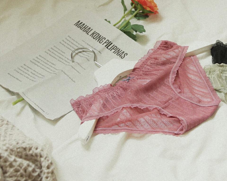 シアーヘムリボンショーツ・全5色・e44406 レディース 【uw】【韓国 ファッション アンダーウェア ランジェリー ショーツ パンツ 下着 単品 レース リボン シアー ミニリボン ドットライン 大人 上品 カジュアル 秋 冬】