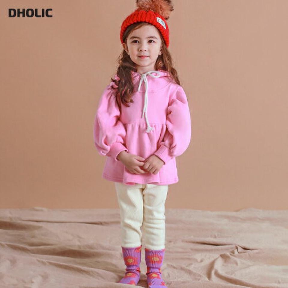 【キッズ30%OFF】両起毛パフスリーブフーディ上下SET・p010643 キッズ【3~8才】【set】【セット set トップス パーカー フーディー フーディ フード パフ袖 パフスリーブ パンツ ズボン 起毛 かわいい 女の子 冬 韓国 韓国子供服 子供 こども 子供服 こども服】【KIDS】