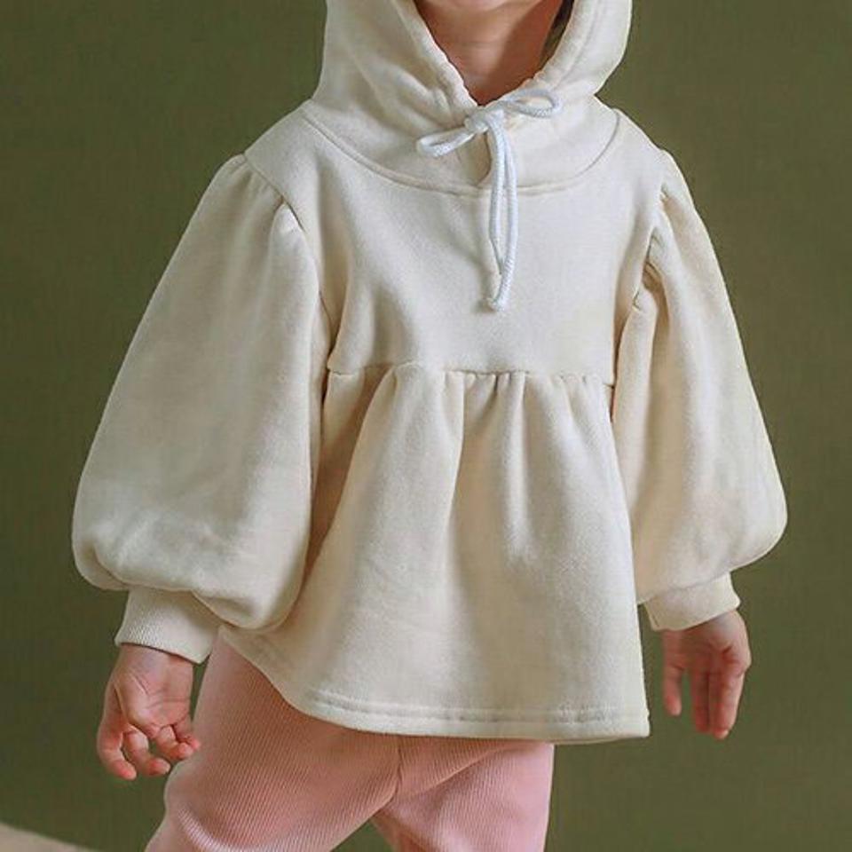 【キッズ30%OFF】両起毛パフスリーブフーディ上下SET・p010643 キッズ【3~8才】【set】【セット set トップス パーカー フーディー フーディ フード パフ袖 パフスリーブ パンツ ズボン 起毛 かわいい 女の子 冬 韓国 韓国子供服 子供 こども 子供服 こども服】【KIDS】