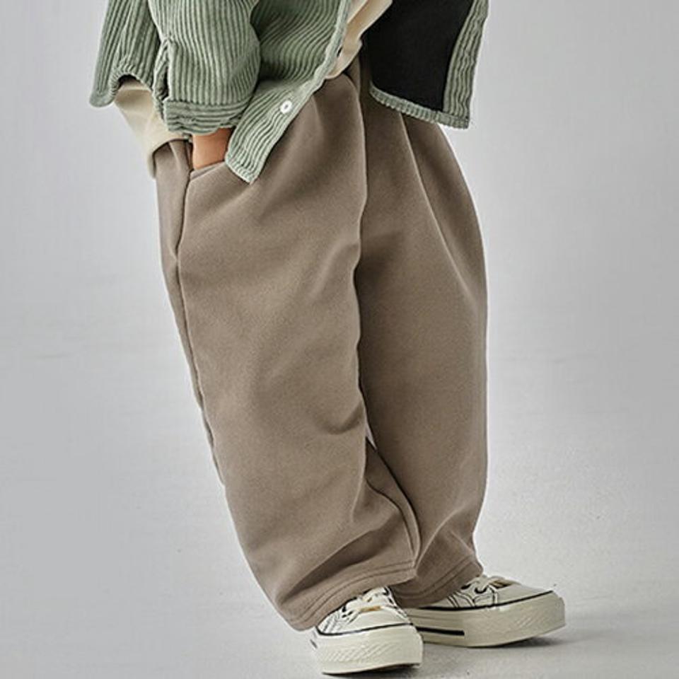 裏起毛コットンパンツ(junior)・u10701 キッズ【9~17才】【pt】【パンツ ロングパンツ ズボン 長ズボン コットン 綿 単色 無地 シンプル ベーシック カジュアル ラフ 女の子 男の子 冬 韓国 韓国子供服 子供 こども 子供服 こども服】【KIDS】