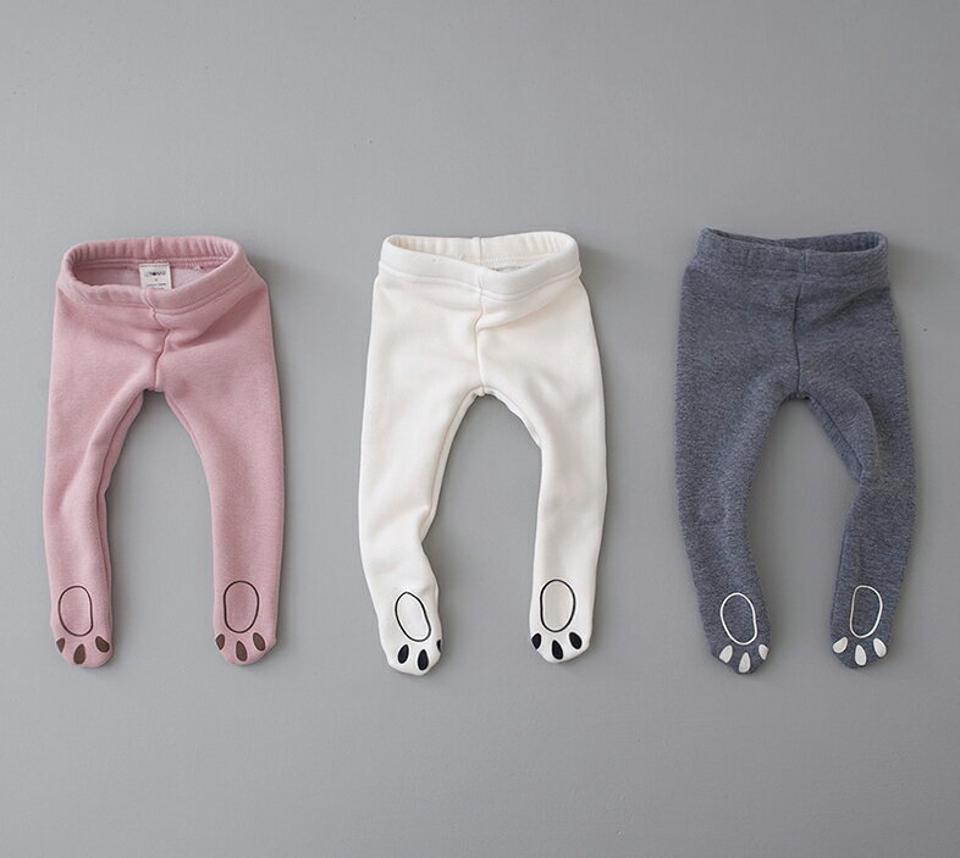 ファー裏地アニマルレギンス・u08729 キッズ【0~2才】【pt】【レギンス パンツ ズボン ロングパンツ 長ズボン アニマル 動物 肉球 かわいい 赤ちゃん ベビー シンプル 女の子 男の子 秋 冬 韓国 韓国子供服 子供 こども 子供服 こども服】【KIDS】