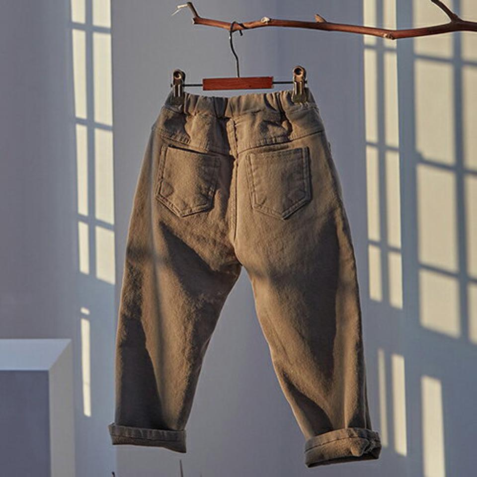 【キッズ30%OFF】裏起毛ストレートパンツ(junior)・u10686 キッズ【9~17才】【pt】【パンツ ズボン ロングパンツ 長ズボン 単色 無地 シンプル ベーシック ストレートパンツ ストレート 裏起毛 女の子 男の子 冬 韓国 韓国子供服 子供 こども 子供服 こども服】【KIDS】