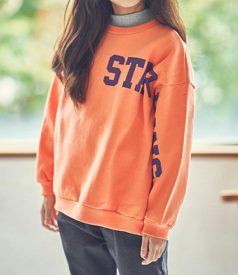 【キッズ30%OFF】ベーシックハーフネックTシャツ・u09615 キッズ 【9~17才】【tops】【韓国 ファッション トップス Tシャツ カットソー モックネック ハーフネック 無地 長袖 女の子 男の子 ユニセックス キッズ 子供 こども 子供服 通学 小学生 ジュニア 秋 冬】【KIDS】