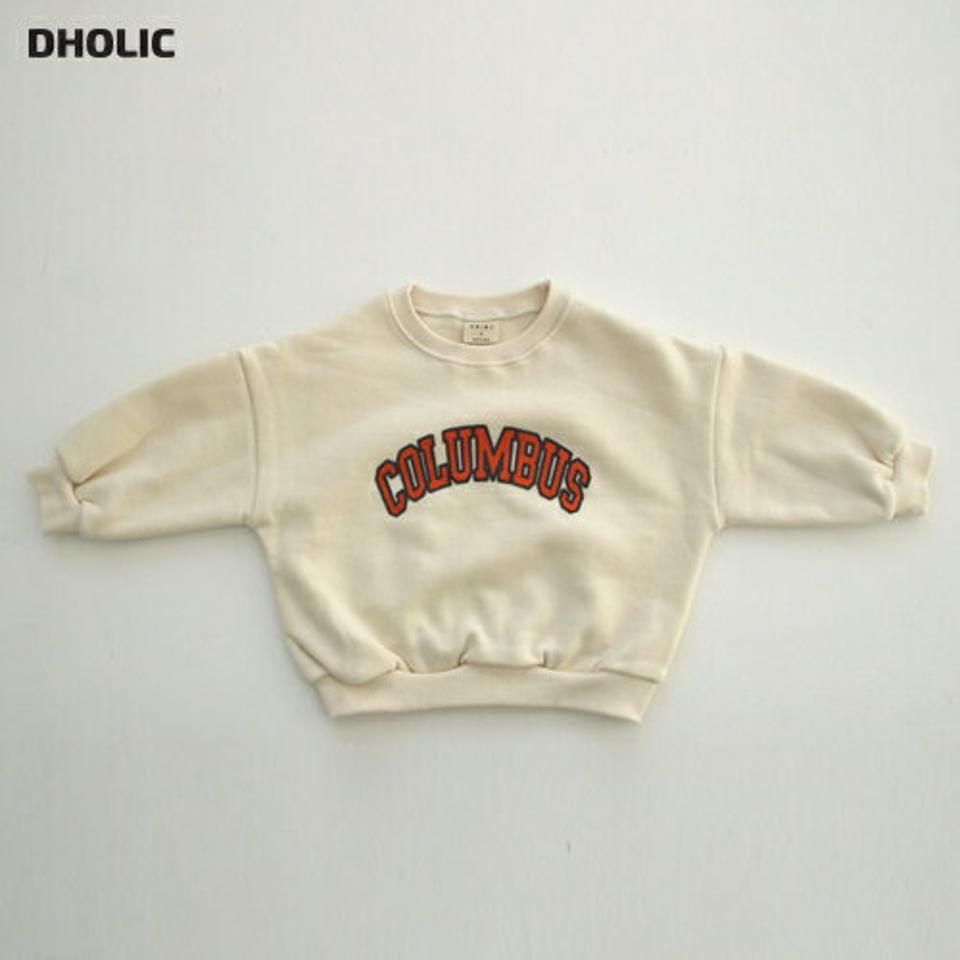 裏起毛コロンブススウェット(junior)・u09505 キッズ 【9~17才】【tops】【韓国 ファッション トップス トレーナー Tシャツ カットソー オーバーサイズ ルーズ 女の子 男の子 ユニセックス キッズ 子供 こども 子供服 通学 小学生 ジュニア 秋 冬】【KIDS】