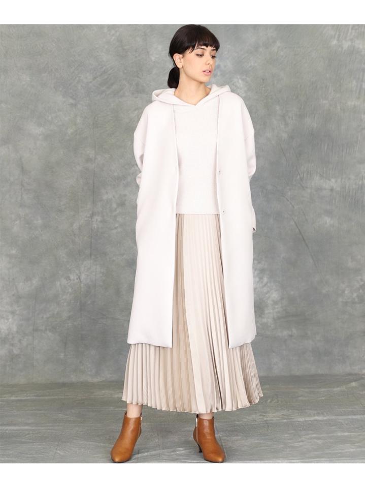 チェックヘムスカート