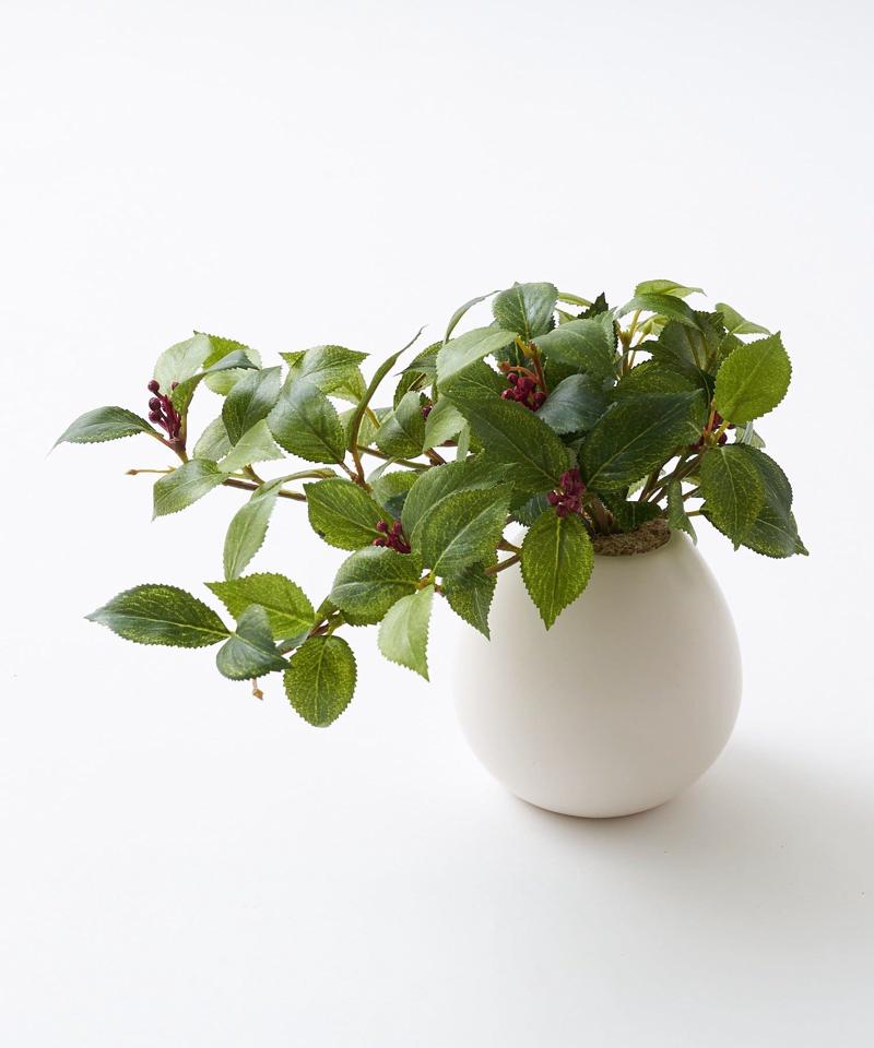 〈ミニ観葉植物・フェイクグリーン〉MRポット