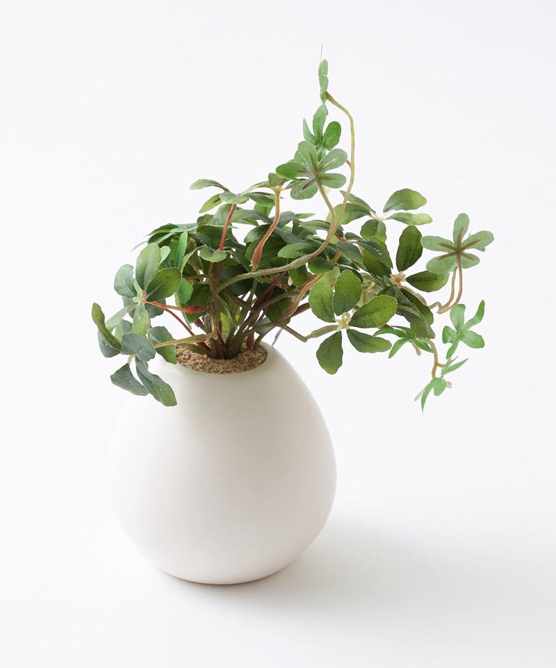 〈ミニ観葉植物・フェイクグリーン〉MRポット