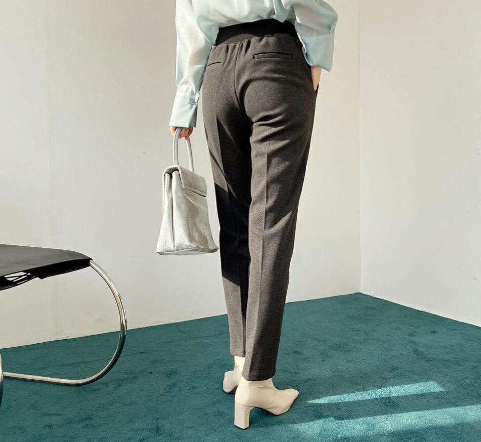 イージーストレートパンツ・全3色・t66103 レディース 【pt】【パンツ ズボン ロングパンツ 長ズボン ストレートパンツ ストレート 単色 無地 シンプル 大人 きれいめ 秋 冬 韓国 ファッション】【ハイホリHIHOLLI】