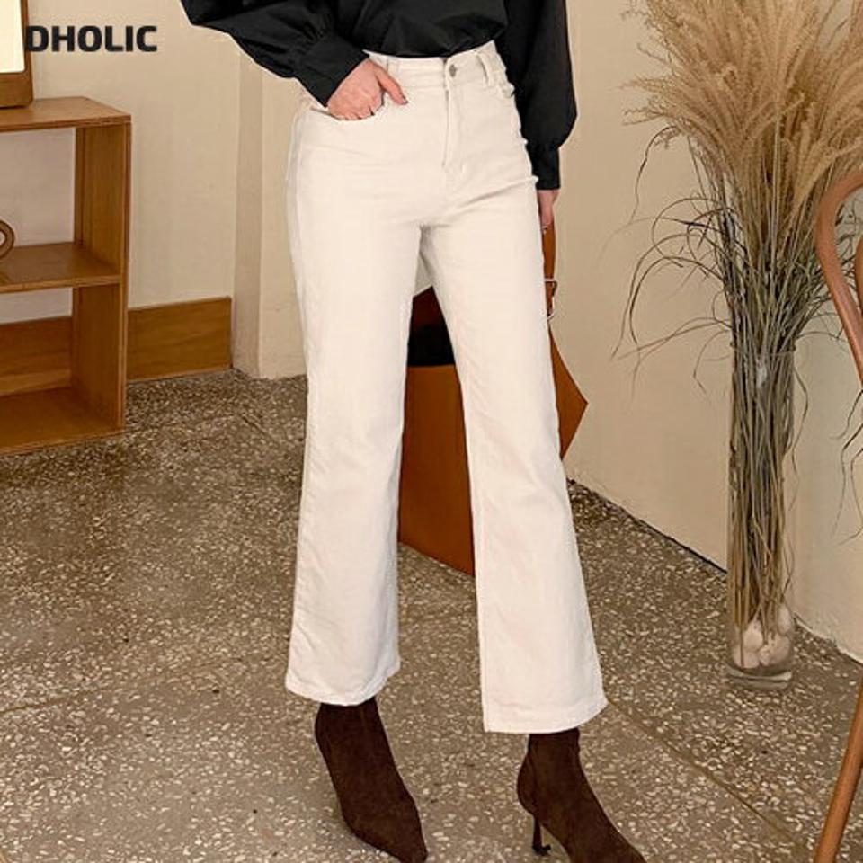 裏起毛ストレートパンツ・全3色・t66042 レディース 【pt】【パンツ ズボン ロングパンツ ストレートパンツ 浦起毛 単色 無地 シンプル 大人 ベーシック 冬 韓国 ファッション】【ハイホリHIHOLLI】