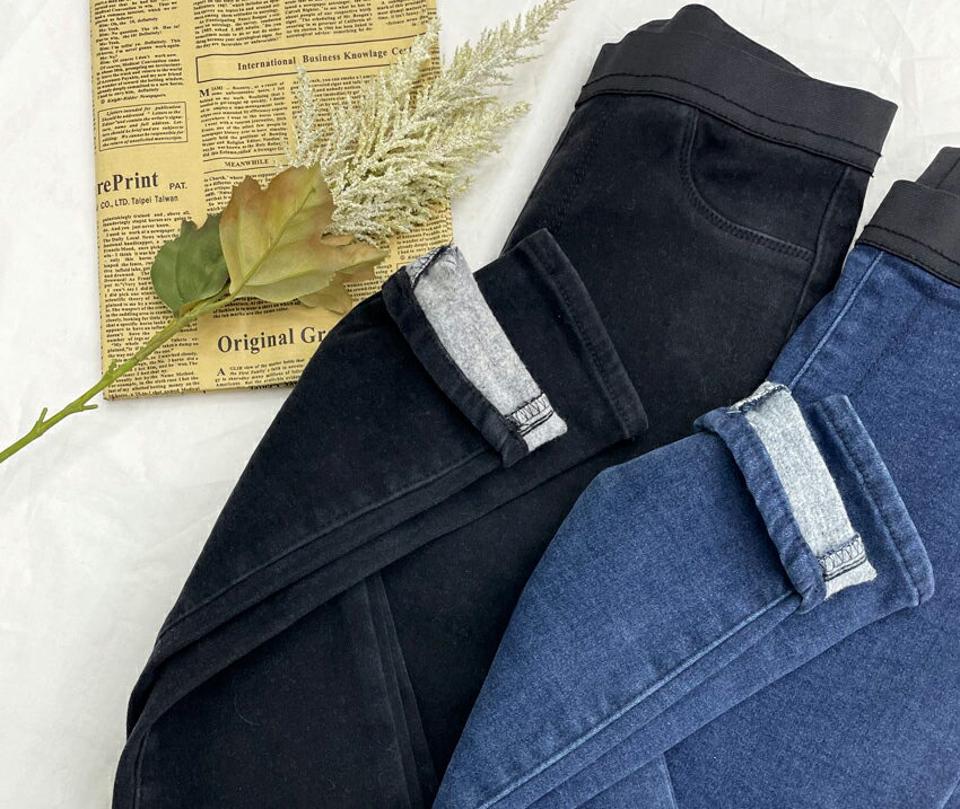 裏起毛スキニーパンツ・全2色・t66041 レディース 【pt】【パンツ ズボン ロングパンツ スキニーパンツ スキニー スリム 細身 裏起毛 シンプル カジュアル 冬 韓国 ファッション】【ハイホリHIHOLLI】