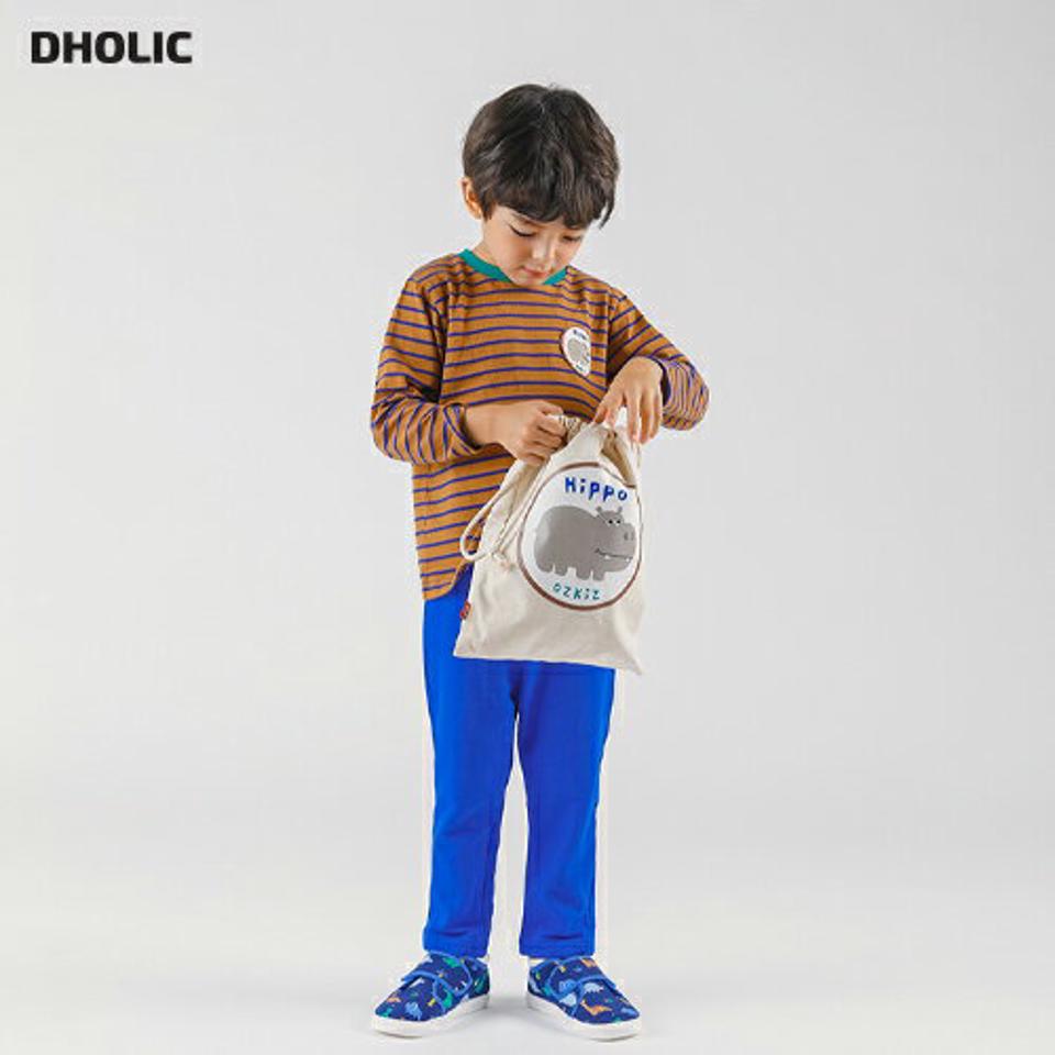 3TYPEアニマルロゴ3SET・p005599 キッズ【3~8才】【set】【セット set トップス 長袖 ボーダー 柄 パンツ ズボン 長ズボン カジュアル ラフ 靴下 ソックス プレゼント 誕生日 女の子 男の子 春 秋 韓国 韓国子供服 こども 子供服 こども服】【KIDS】