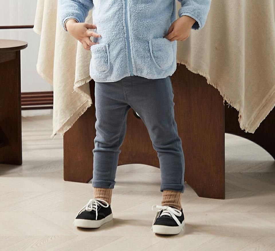 【キッズ30%OFF】裏起毛スリムパンツ(junior)・u10749 キッズ【9~17才】【pt】【パンツ ズボン ロングパンツ 長ズボン 単色 無地 シンプル ベーシック カジュアル スリム 裏起毛 女の子 男の子 冬 韓国 韓国子供服 子供 こども 子供服 こども服】【KIDS】