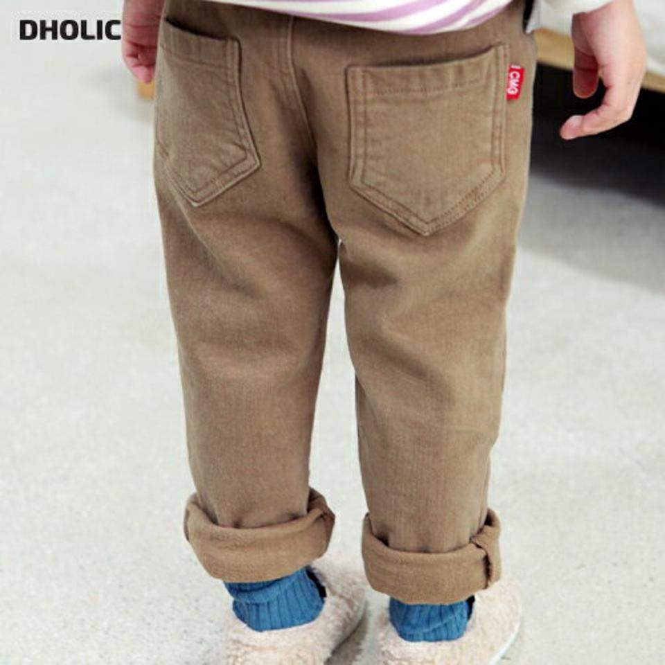 裏起毛コットンパンツ・p010774 キッズ 【3~8才】【pt】【韓国 ファッション ボトムス パンツ ロング テーパード スリム 細身 無地 ベーシック シンプル ウエストゴム 女の子 男の子 キッズ 子供 子供服 幼稚園 通学 通園 低学年 秋 冬】【KIDS】