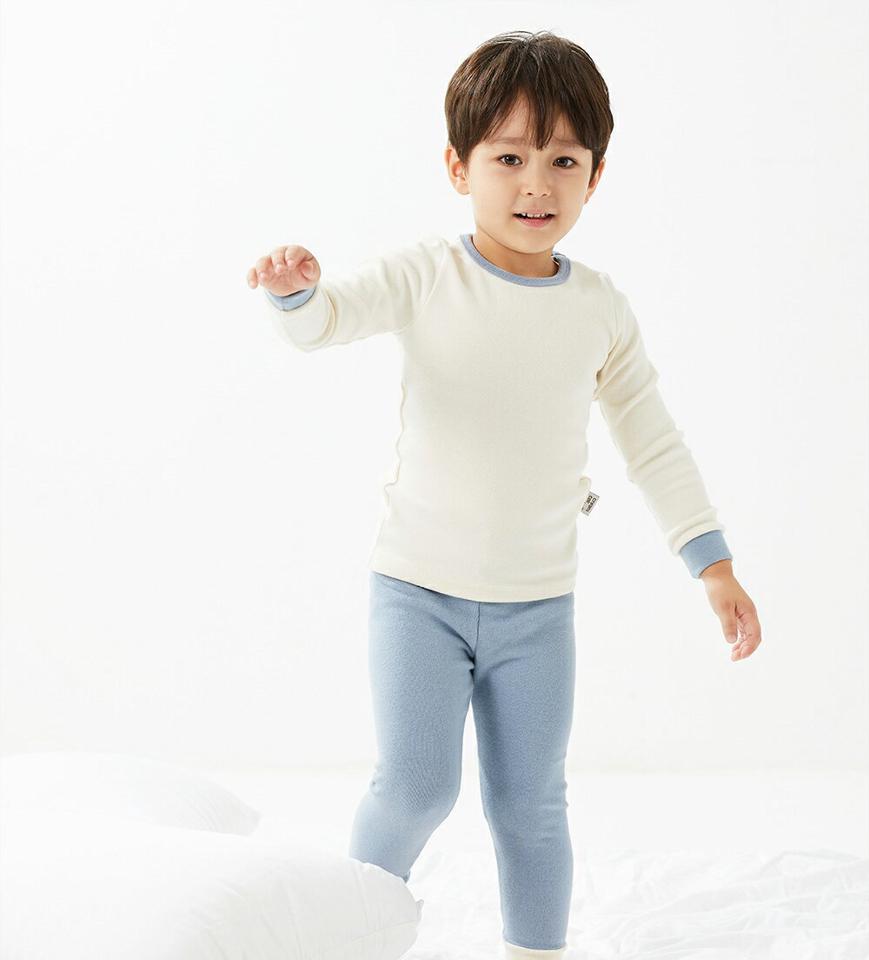 【キッズ30%OFF】配色ルームウェア上下SET(junior)・u10748 キッズ【9~17才】【uw】【ルームウェア パジャマ 部屋着 トップス 長袖 パンツ ズボン 長ズボン ロングパンツ 配色 女の子 男の子 韓国 韓国子供服 子供 こども 子供服 こども服】【KIDS】