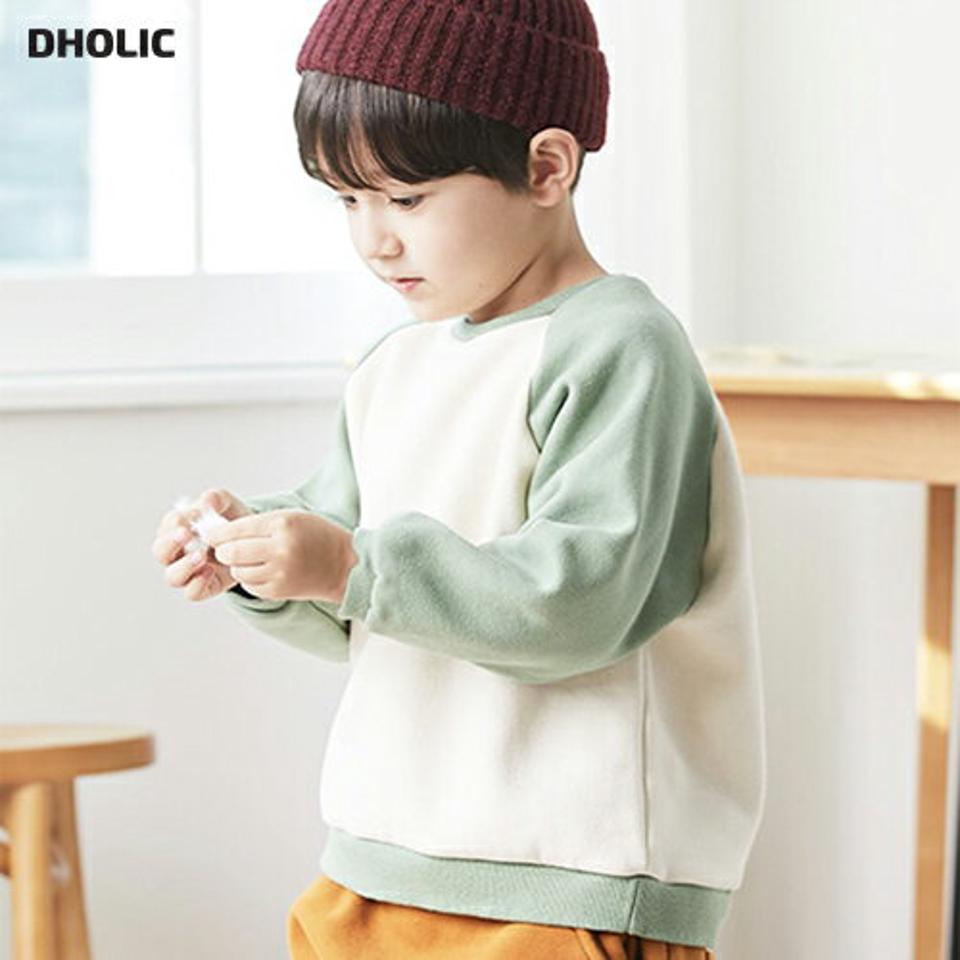 【キッズ30%OFF】両起毛ラグランスウェット(kids)・u10740 キッズ【3~8才】【tops】【トップス スウェット トレーナー 長袖 配色 ラグラン 裏起毛 ラフ カジュアル 女の子 男の子 冬 韓国 韓国子供服 子供 こども 子供服 こども服】【KIDS】