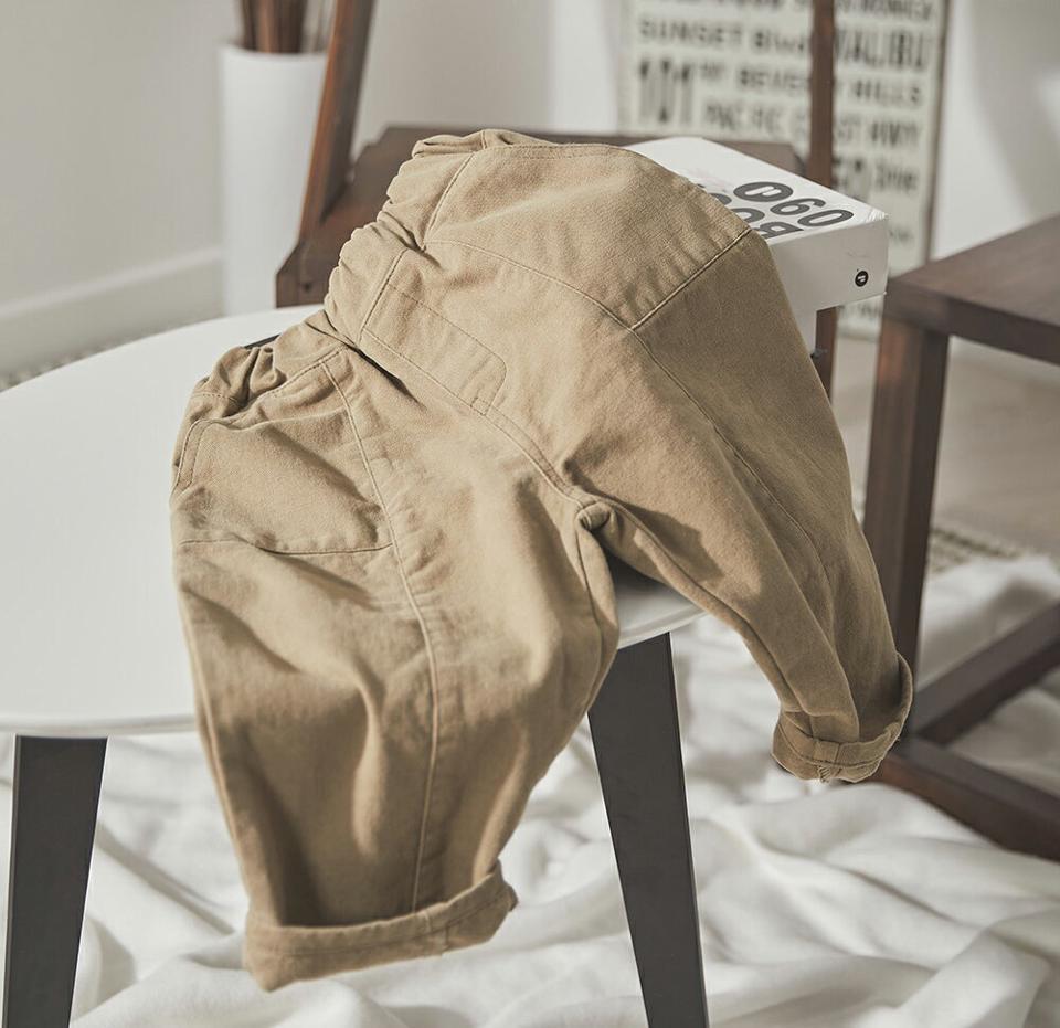 【キッズ30%OFF】裏起毛フロントラインパンツ(kids)・u10799 キッズ【3~8才】【pt】【パンツ ズボン ロングパンツ 長ズボン 単色 無地 シンプル 裏起毛 ベーシック カジュアル ラフ 女の子 男の子 冬 韓国 韓国子供服 子供 こども 子供服 こども服】【KIDS】