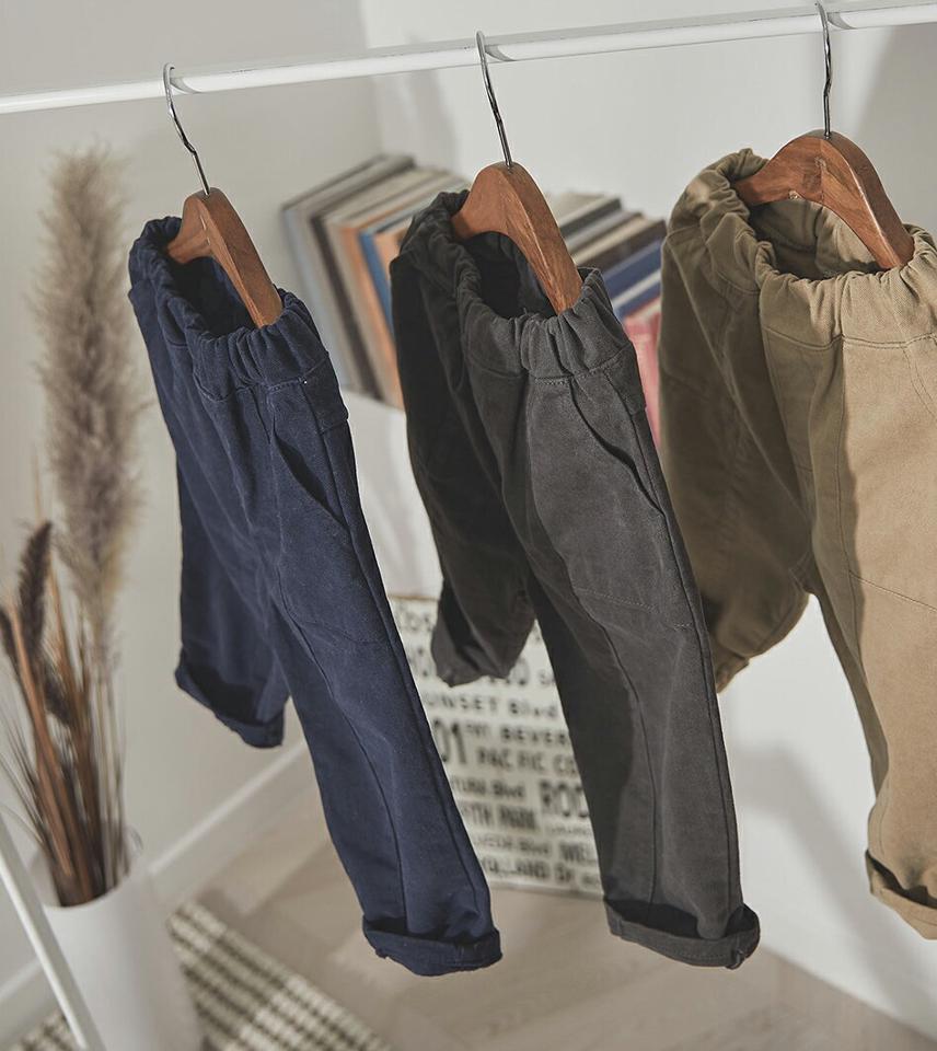 【キッズ30%OFF】裏起毛フロントラインパンツ(kids)・u10799 キッズ【3~8才】【pt】【パンツ ズボン ロングパンツ 長ズボン 単色 無地 シンプル 裏起毛 ベーシック カジュアル ラフ 女の子 男の子 冬 韓国 韓国子供服 子供 こども 子供服 こども服】【KIDS】