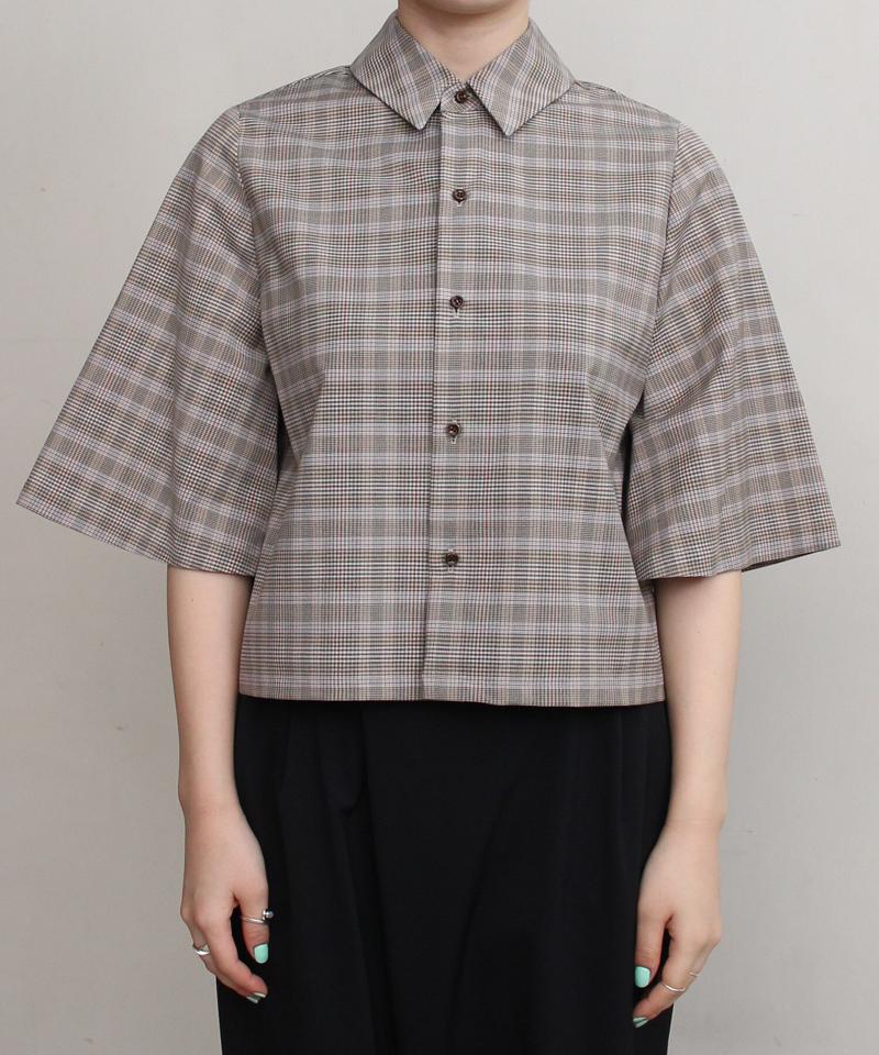 BUSIENSS POPLIN クロップドブラウス（nitca）