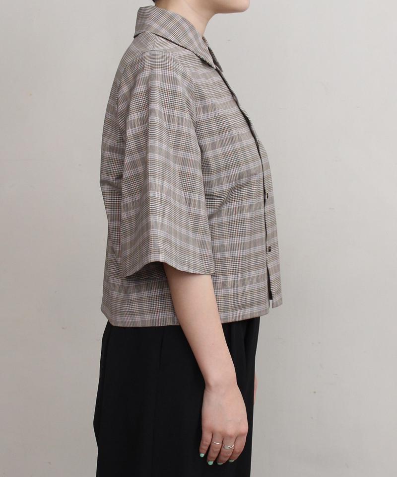 BUSIENSS POPLIN クロップドブラウス（nitca）