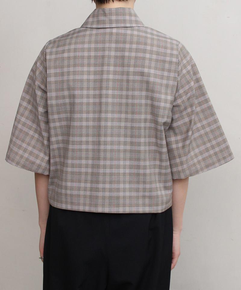 BUSIENSS POPLIN クロップドブラウス（nitca）