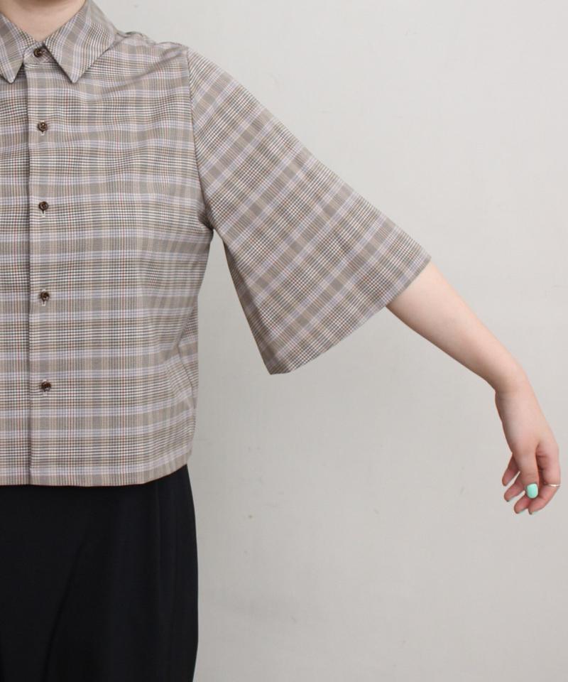 BUSIENSS POPLIN クロップドブラウス（nitca）