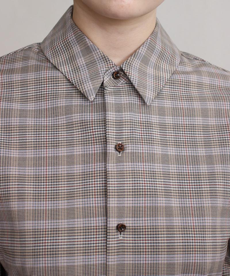 BUSIENSS POPLIN クロップドブラウス（nitca）