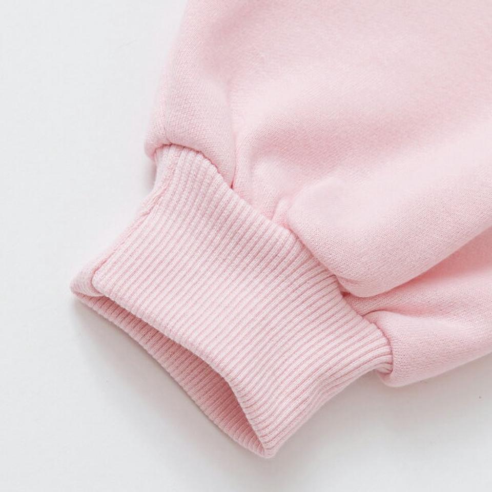 裏起毛フリルワンピース&レギンスSET・p010832 キッズ 【3~8才】【ops】【韓国 ファッション セット ワンピース ミディ ミディアム 膝丈 長袖 Tシャツ カットソー レギンス ロング 女の子 キッズ 子供 子供服 幼稚園 通学 通園 低学年 秋 冬】【KIDS】