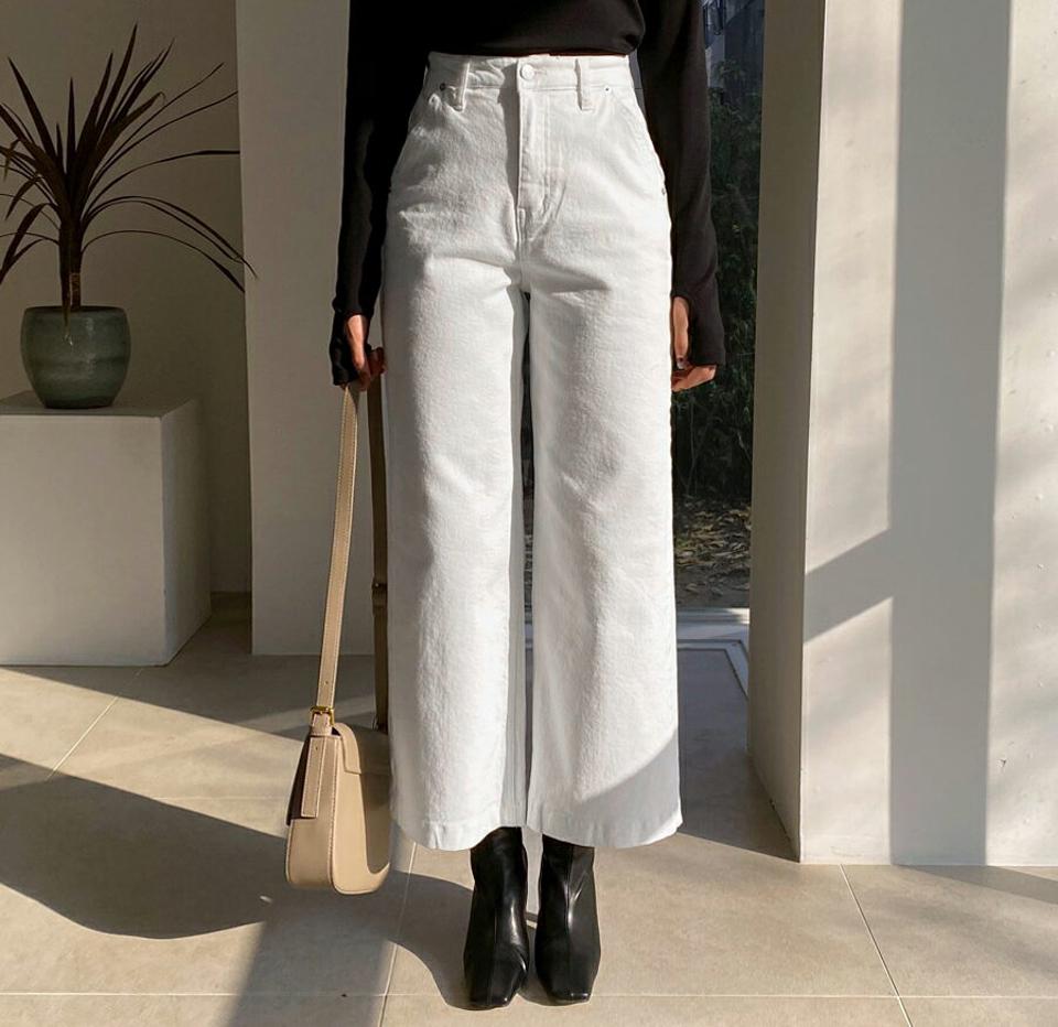 裏起毛ハイウエストワイドパンツ・全2色・t64726 レディース 【pt】【韓国 ファッション ボトムス パンツ ロング ロングパンツ ハイウエストパンツ ワイドパンツ 体型カバー ポケット ベルトループ ボタン ファスナー 保温性 裏起毛 カジュアル 秋 冬】