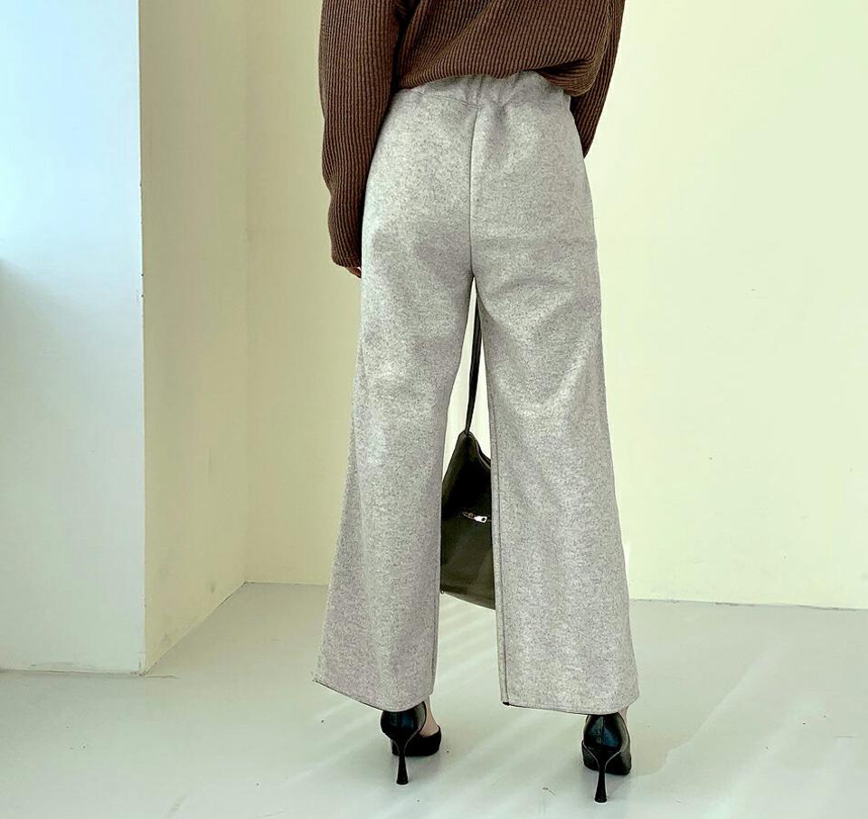 ポケット配色ラインパンツ・全2色・b66101 レディース 【pt】【パンツ ズボン ロングパンツ ラインパンツ 単色 無地 シンプル 大人 ストレート ワイド ベーシック シック 秋 冬 韓国 ファッション】【ハイホリHIHOLLI】