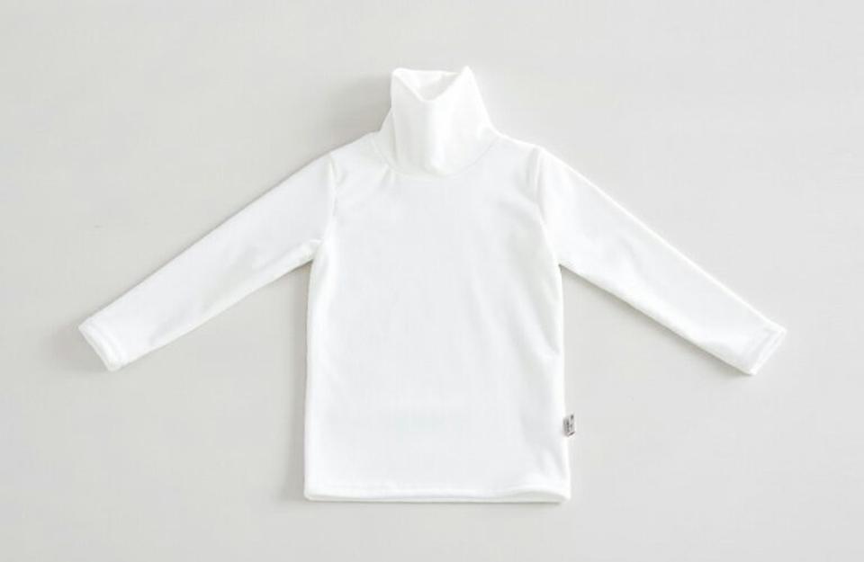 ハイネックソフトTシャツ(junior)・u10719 キッズ【9~17才】【tops】【トップス Tシャツ 長袖 ハイネック ソフト 単色 無地 シンプル ベーシック カジュアル ラフ 女の子 男の子 冬 韓国 韓国子供服 子供 こども 子供服 こども服】【KIDS】