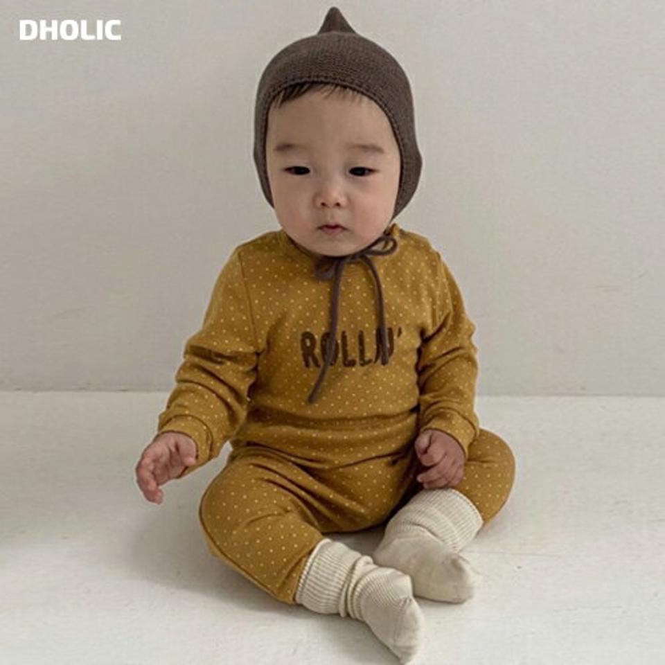 【キッズ30%OFF】ROLLN’上下SET u08489 キッズ 【0~2才】【SET】【韓国 ファッション セットアップ Tシャツ 長袖 パンツ ロングパンツ ウエストゴム パターン 柄 女の子 男の子キッズ 子供 子供用 ベビー 赤ちゃん ベビー用 赤ちゃん用 出産祝い 秋 冬】【KIDS】